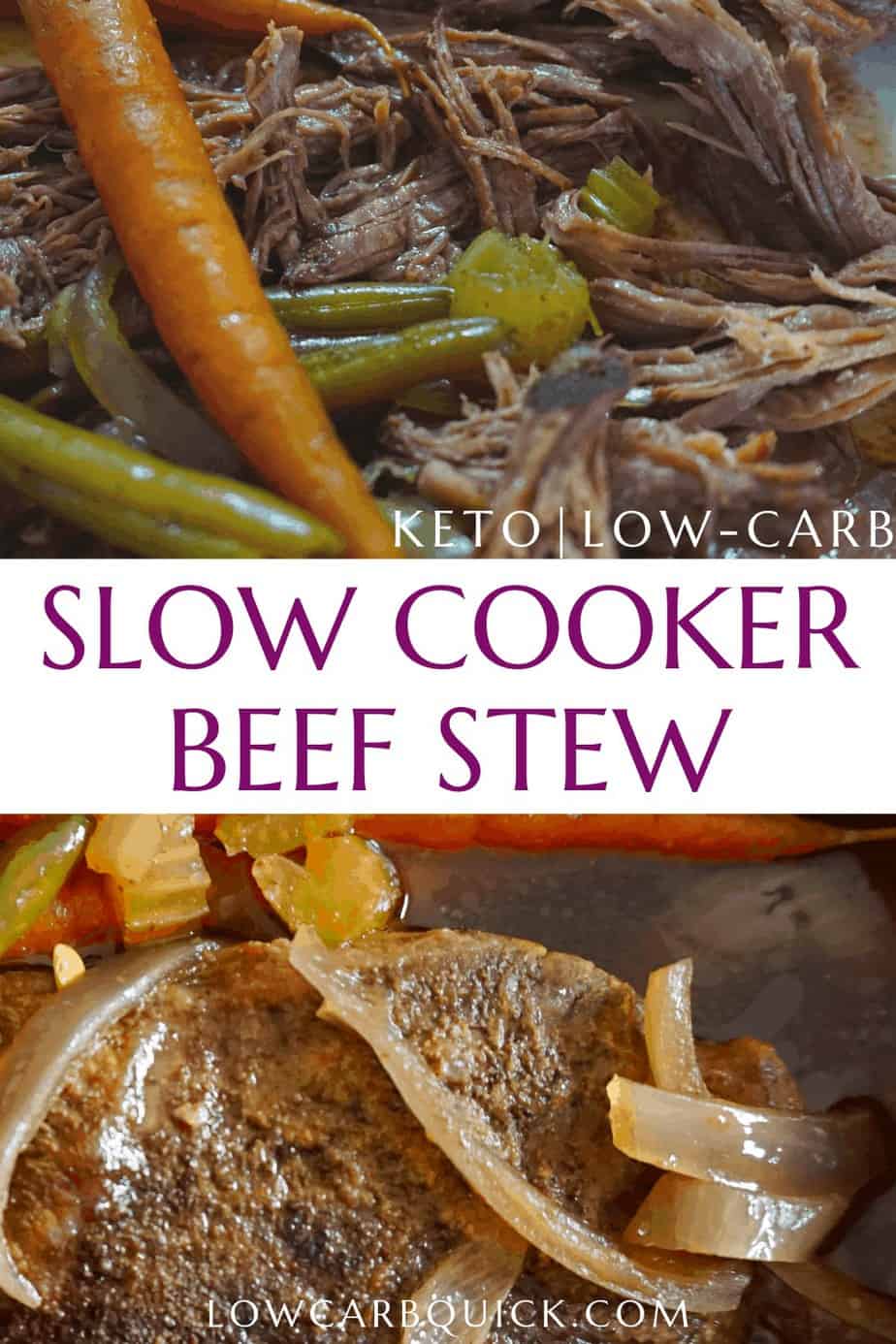 Easy Keto Beef Stew {Crock Pot/Slow Cooker} (Crock Pot, Slow Cooker ...