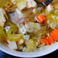 low carb chicken noodle soup