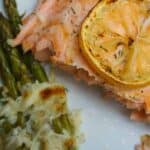 Salmon and Asparagus one pan dinner in twenty minutes