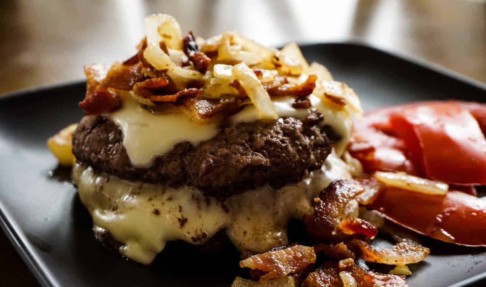 Bourbon Bacon Swiss Burger