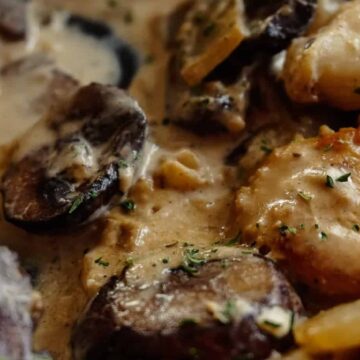 Creamy Mushroom and Garlic Chicken