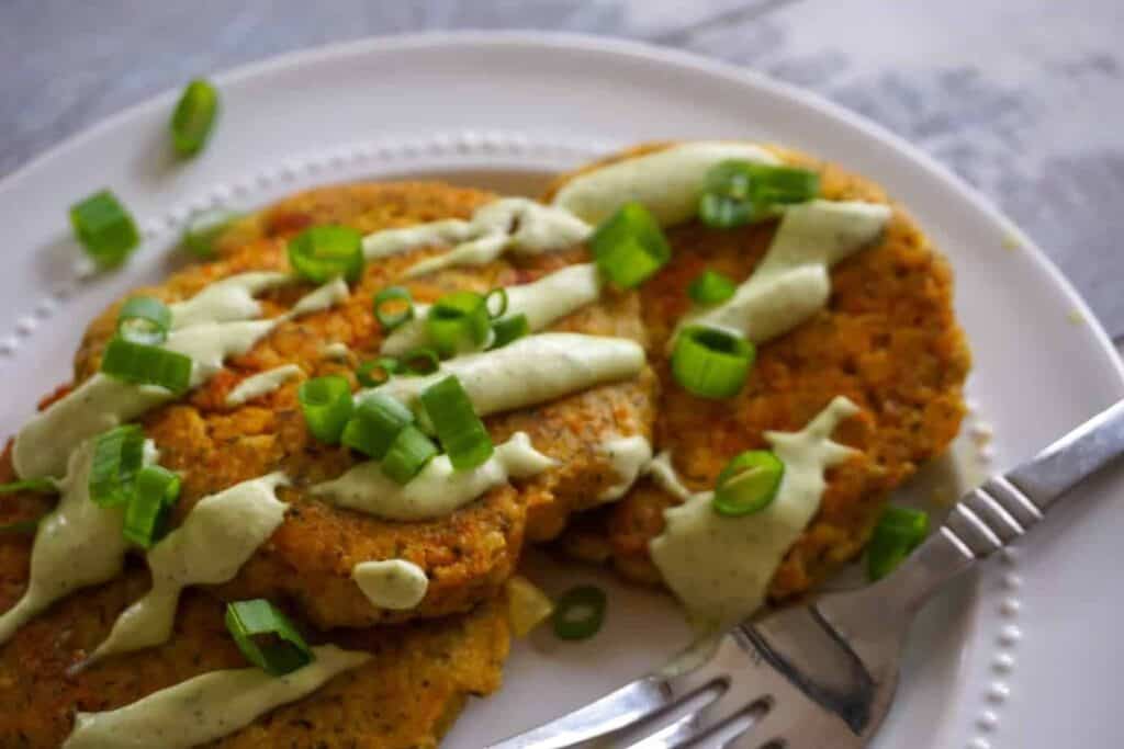 Easy Keto Salmon Cakes with Avocado Sauce — LOW CARB QUICK