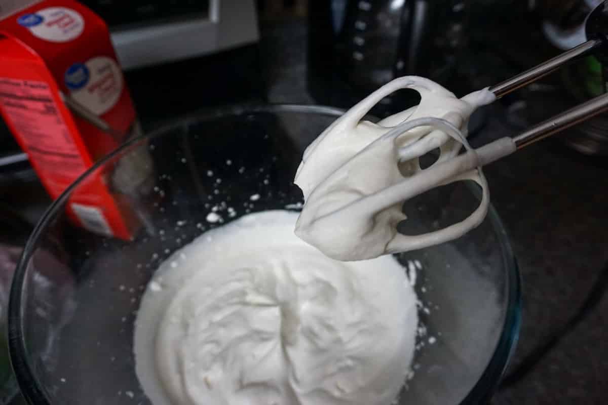 making whipped topping