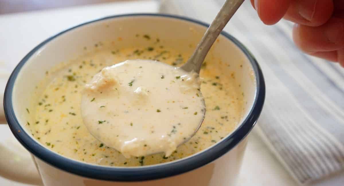 creamy crab soup keto