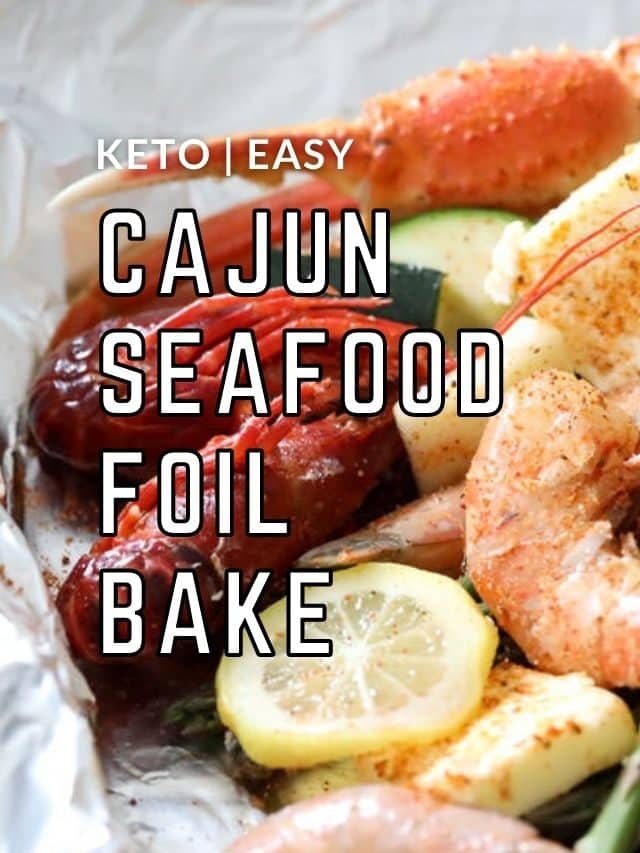 Keto Cajun Seafood Foil Packs