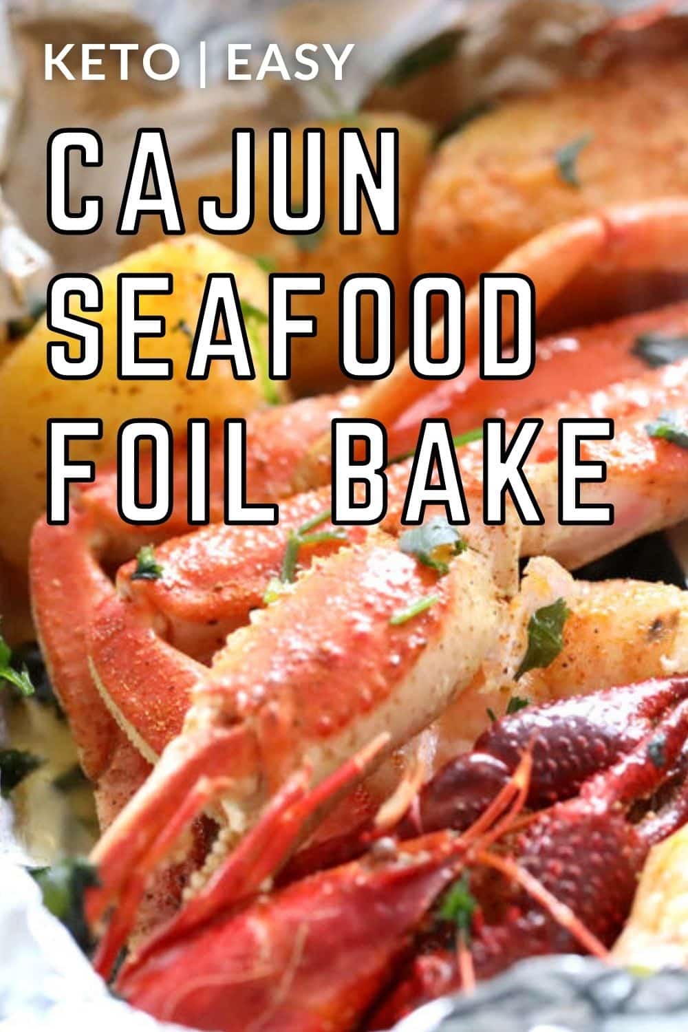 Keto Seafood Foil Packs (with Shrimp & Crab) — Low Carb Quick