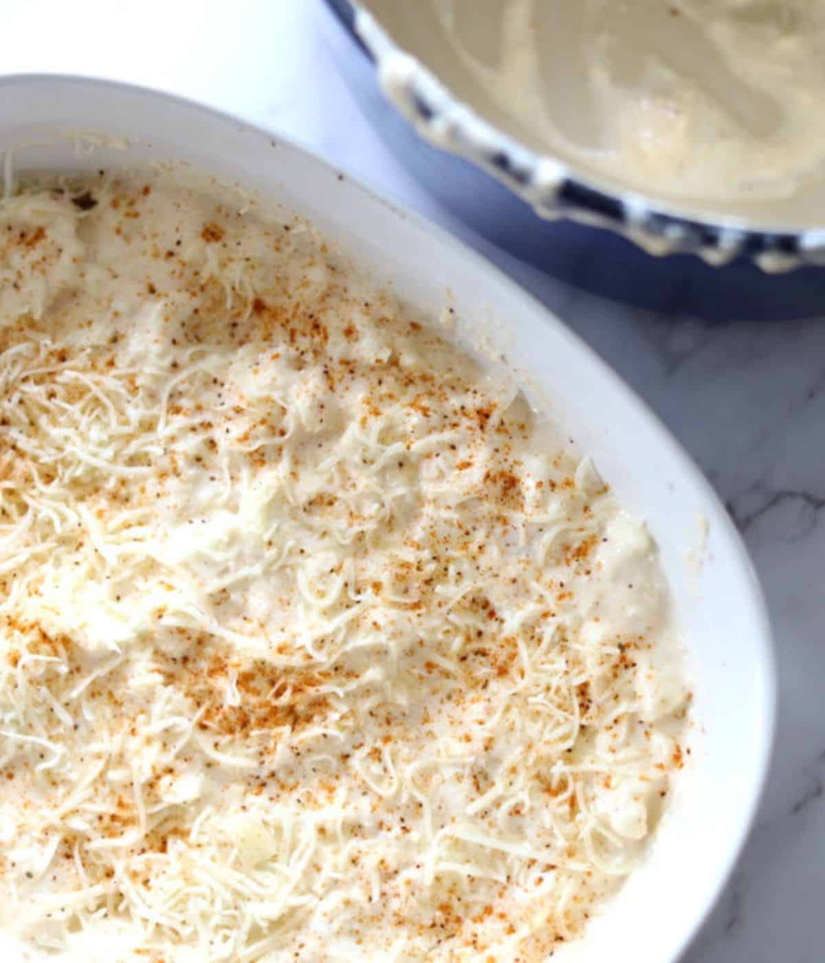 creamy keto crab casserole with cheese