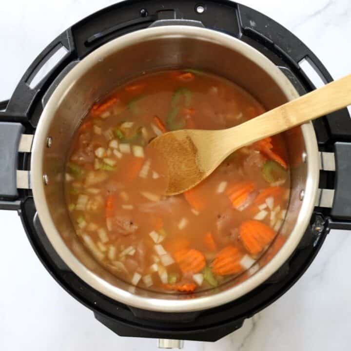 Instant Pot Turkey Soup {in 3 Minutes!} — Low Carb Quick