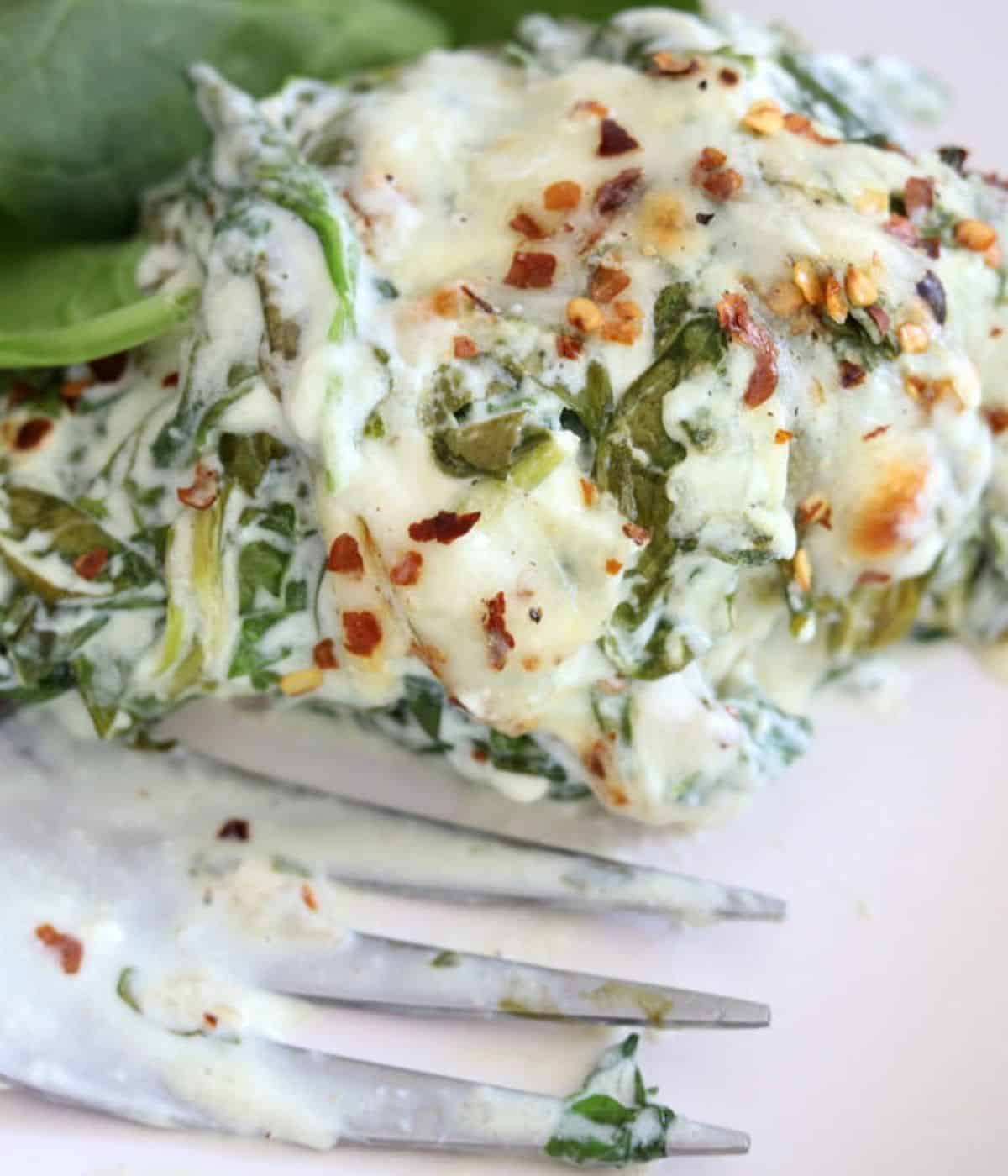 Creamy Spinach Chicken Casserole In 30 Minutes — Low Carb Quick