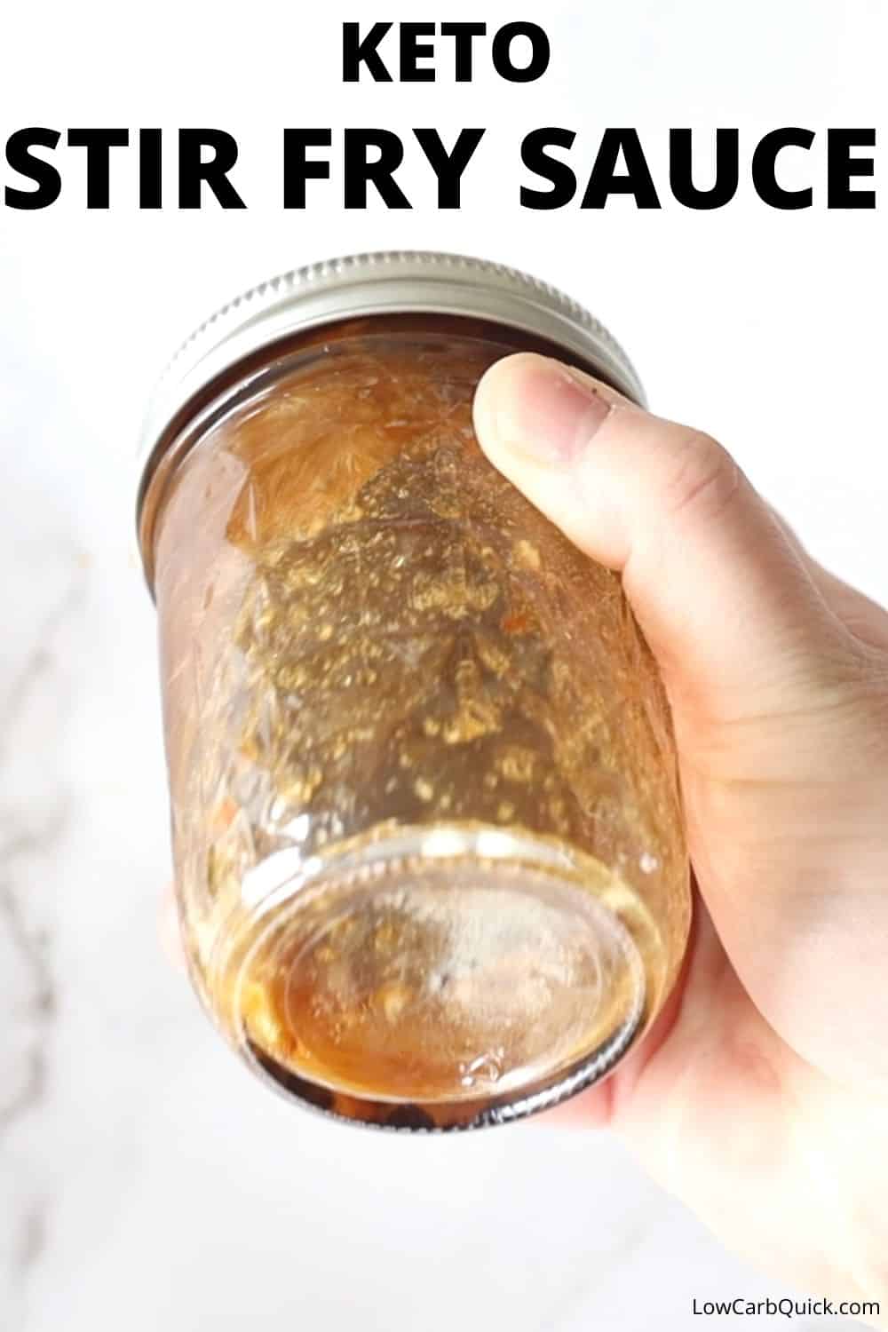 3-Minute Keto Stir Fry Sauce in a jar! — Low Carb Quick