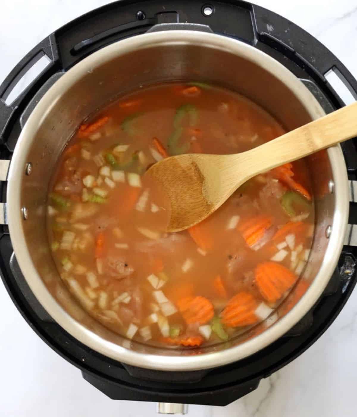 turkey soup ingredients in instant pot copy