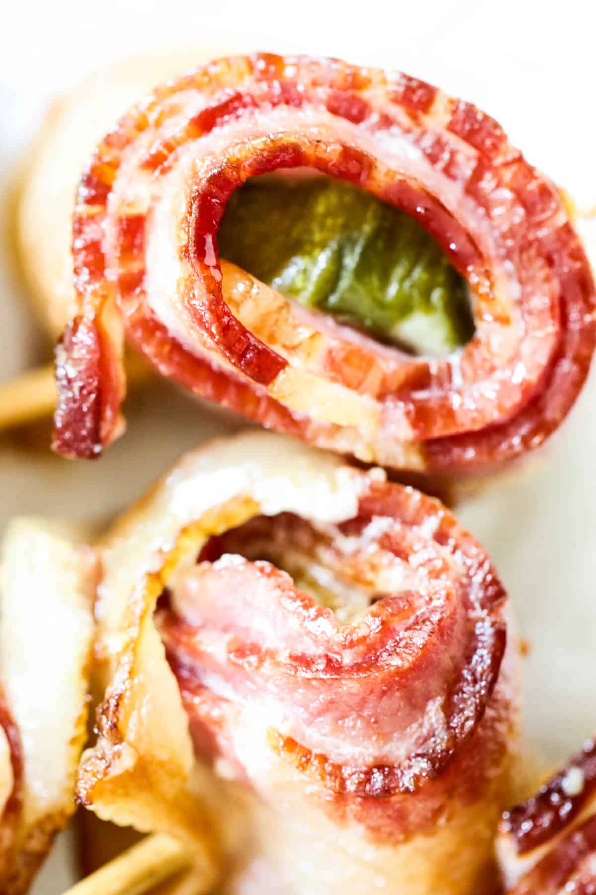 air fryer bacon wrapped around pickle