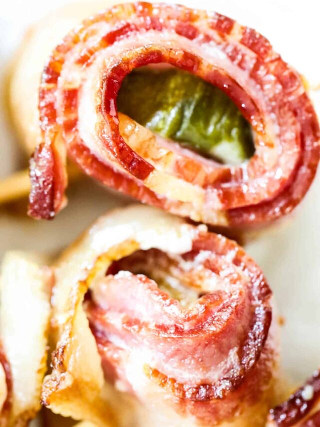 How To Make Bacon-Wrapped Pickles (air Fryer) — Low Carb Quick