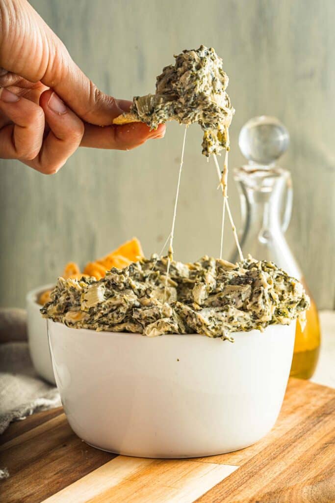 Keto Spinach Artichoke Dip Easy+Baked — Low Carb Quick