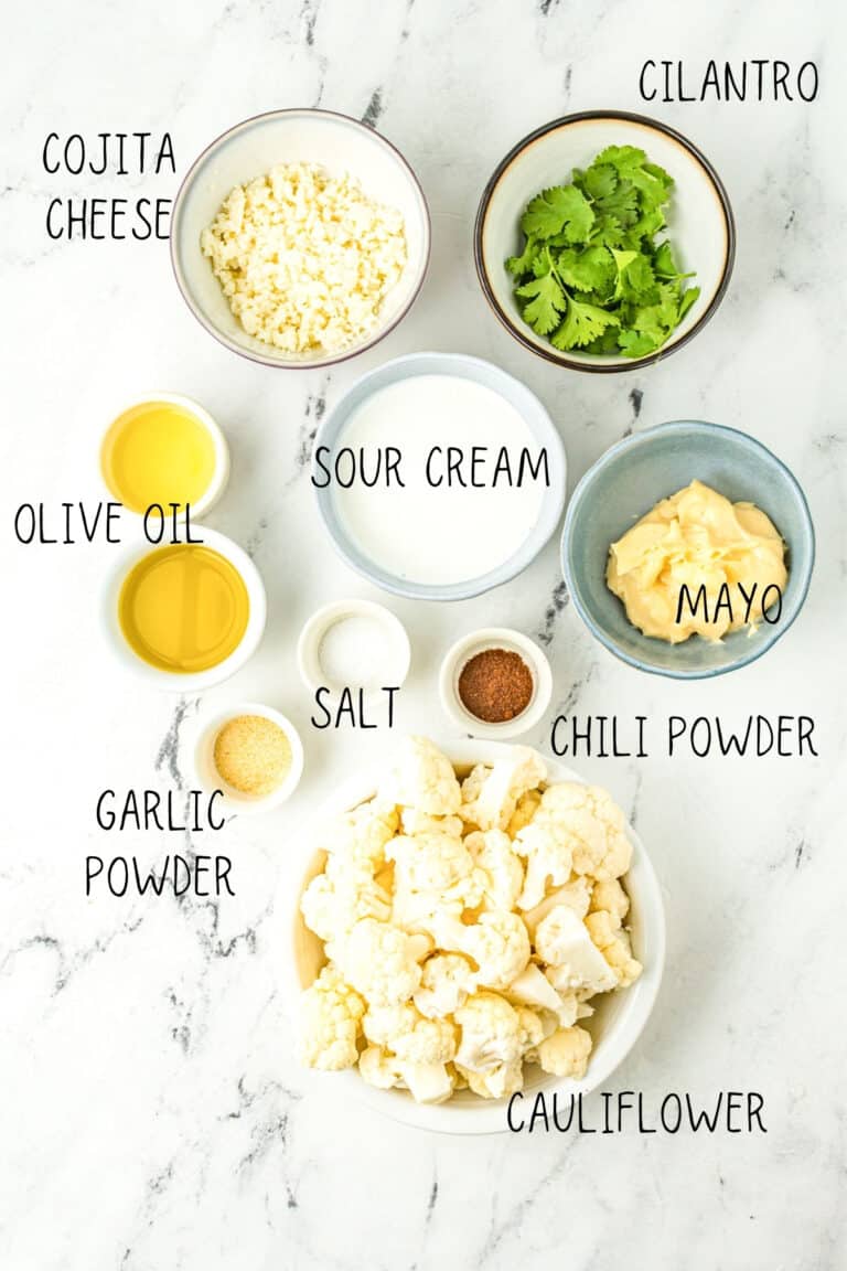 Street style Cauliflower (Air Fry+Mexican-inspired) — Low Carb Quick