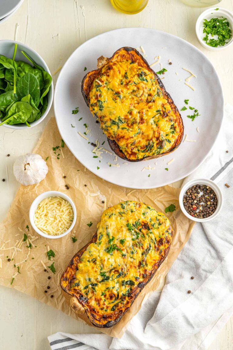 Keto Baked Butternut Squash