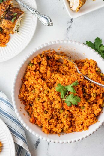 Mexican Cauliflower Rice — Low Carb Quick