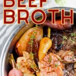 beef broth made in the instant pot