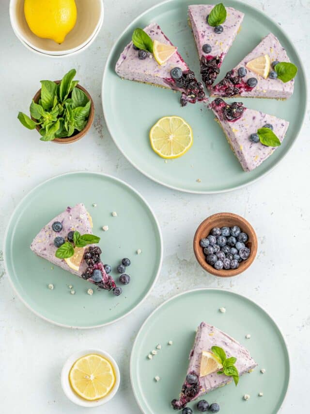 How To Make No-Bake Keto Blueberry Cheesecake — Low Carb Quick