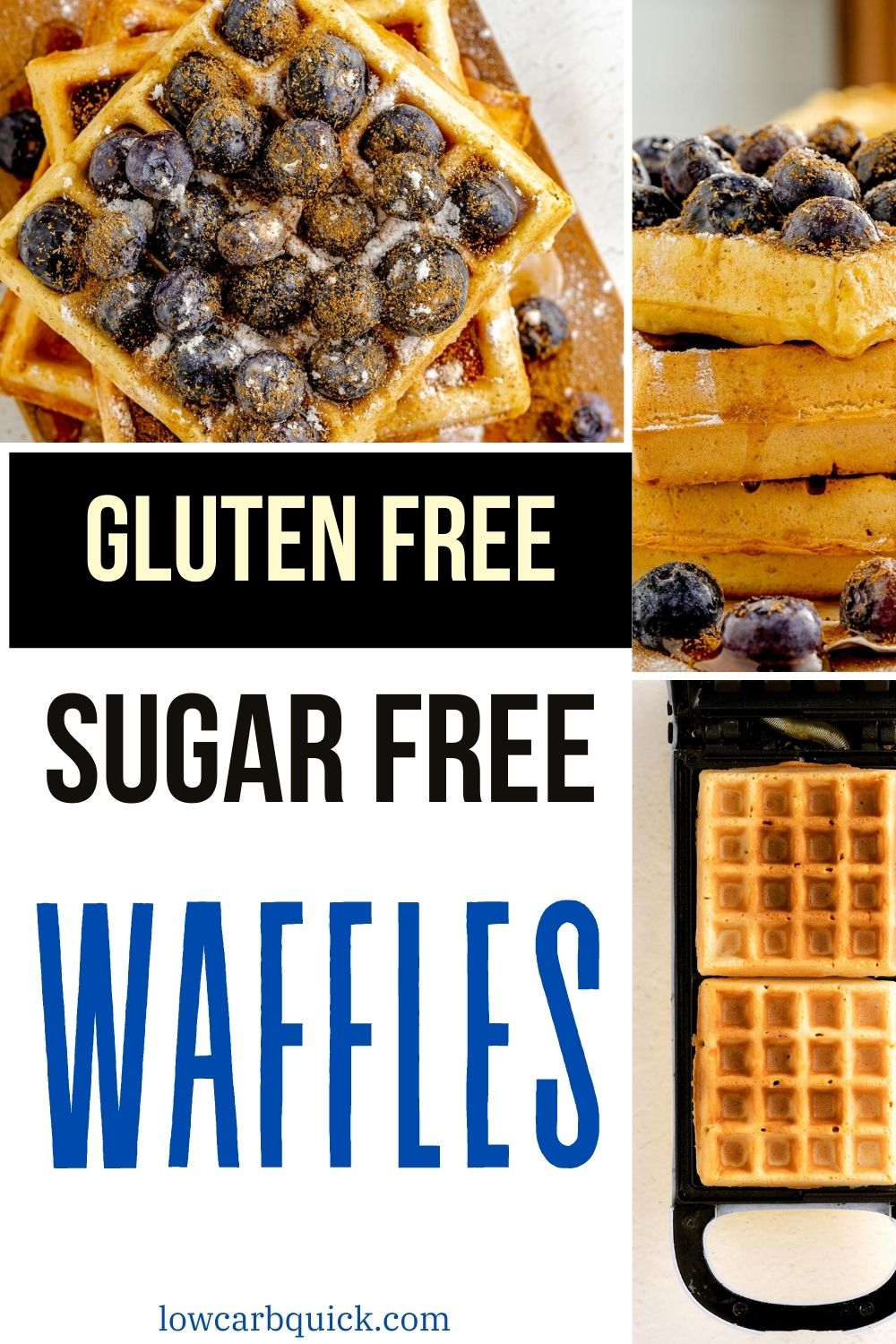 Gluten Free Waffles (milk+sugar free) — Low Carb Quick